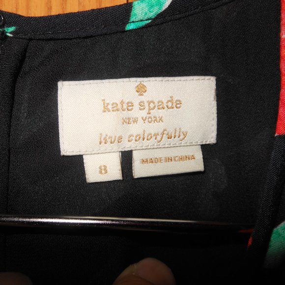 EUC!!!  Gorgeous Kate Spade Jardin Hummingbird Romper - Picture 6 of 7